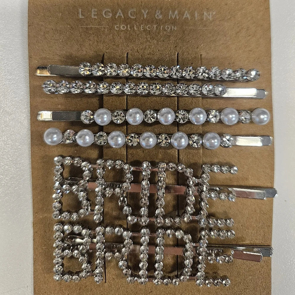 NWT Legacy & Main Collection Bride Hair Clip Set Of 6